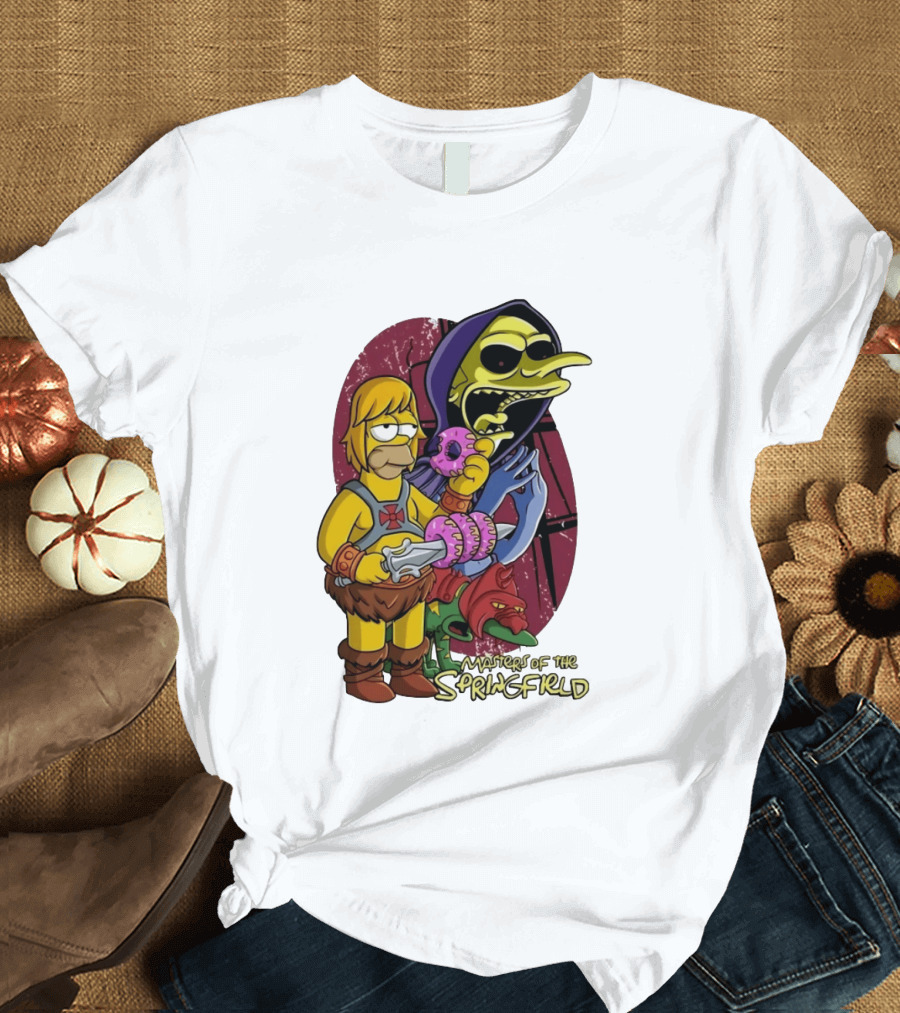 Masters Of The Springfield Homer Simps Skeletor Mashup T-Shirt