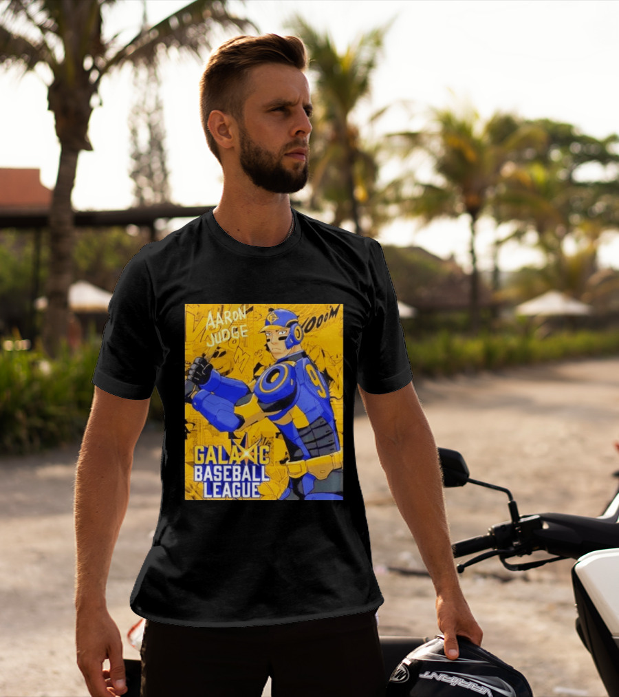 Aaron Judge Galactic Baseball League No 9 Comic T-Shirt