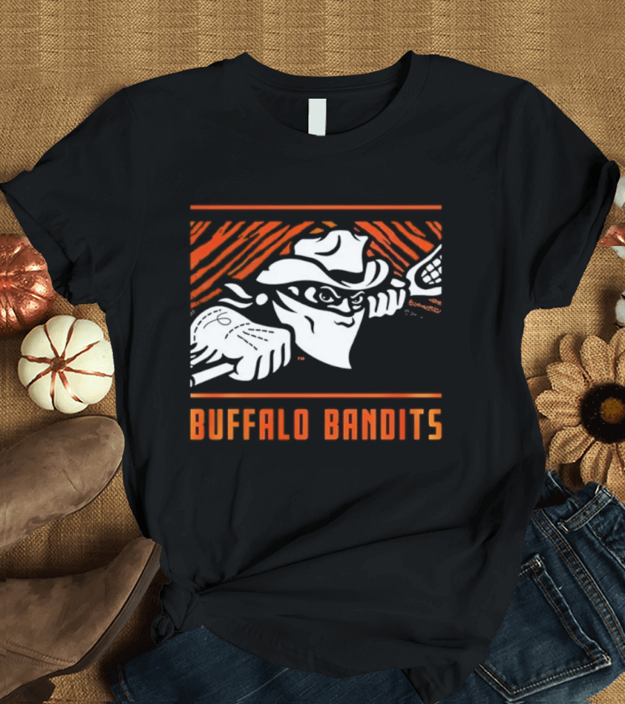 Buffalo Bandits Lacrosse NLL Banditland Cowboy T-Shirt