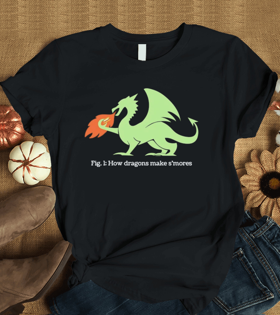How Dragons Make S'mores Fig 1 Dragon T-Shirt