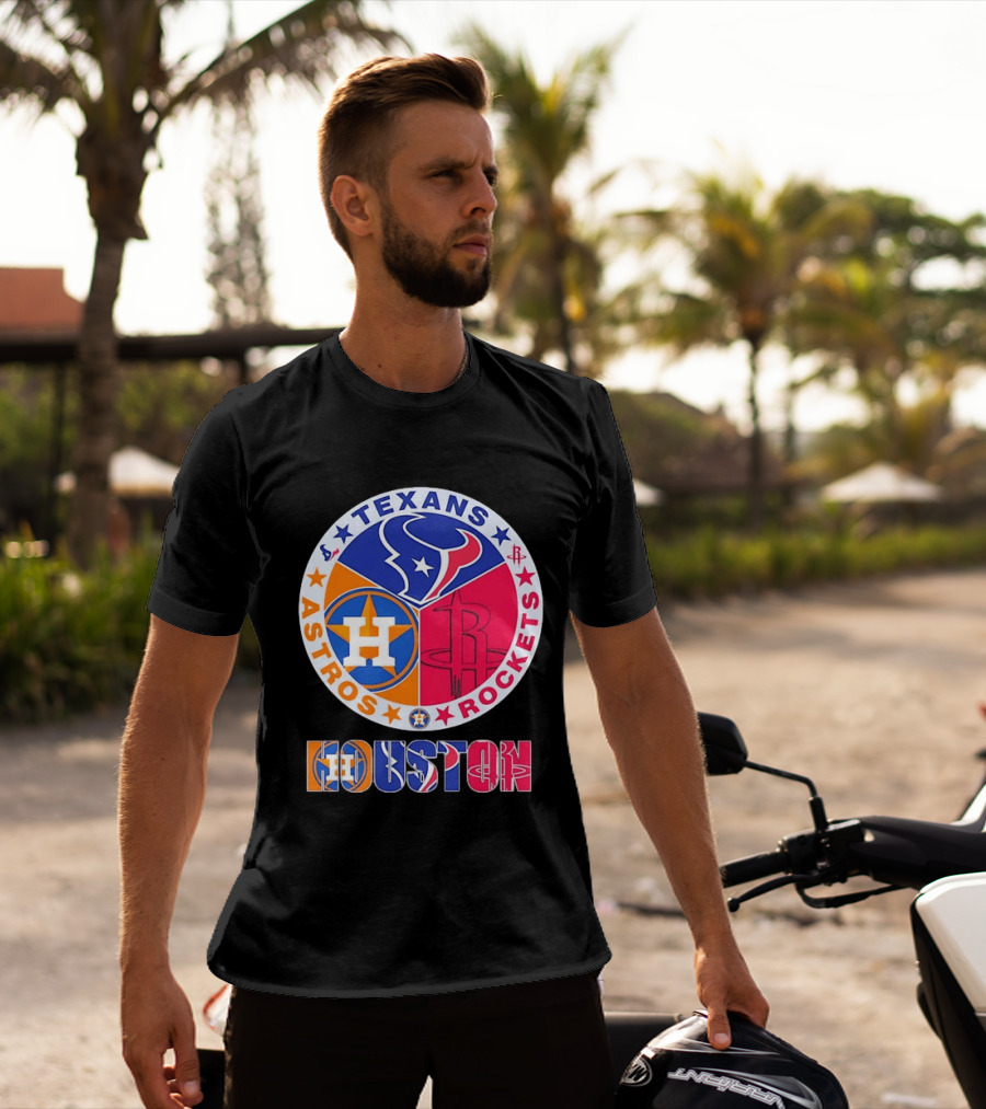 Houston Texans Astros And Rockets Team T-Shirt