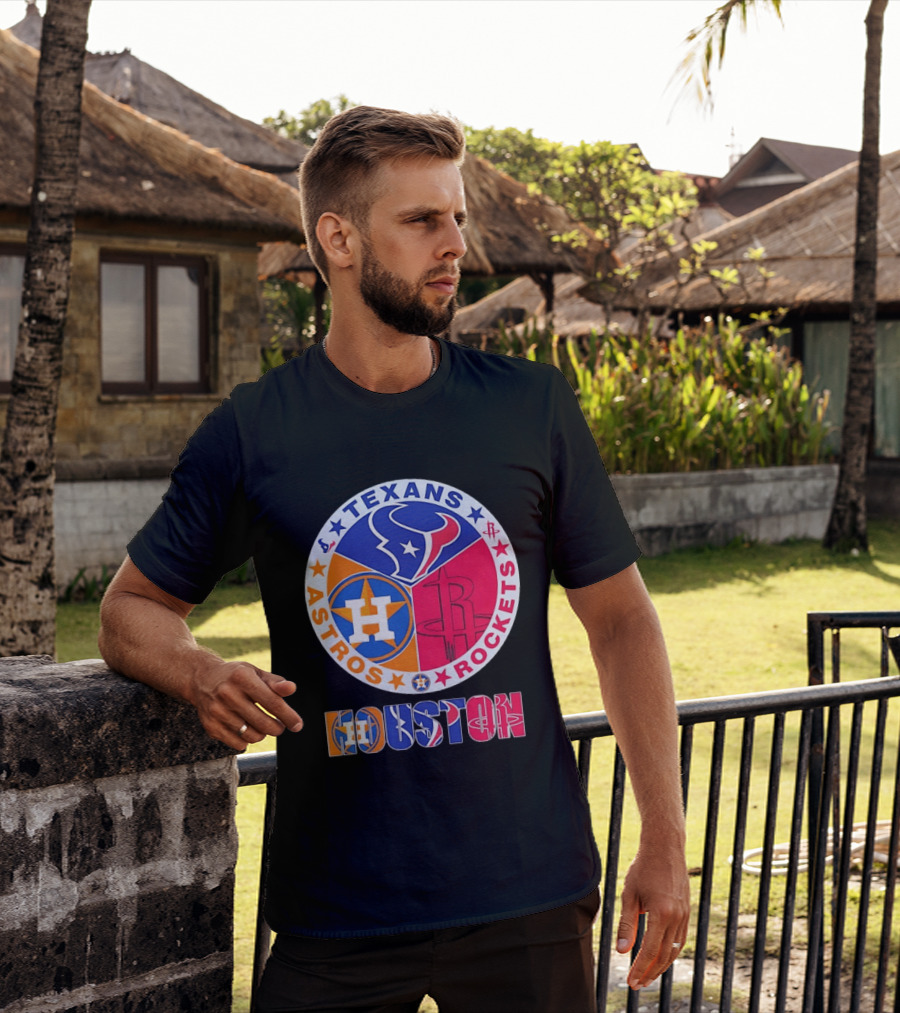 Houston Texans Astros And Rockets Team T-Shirt