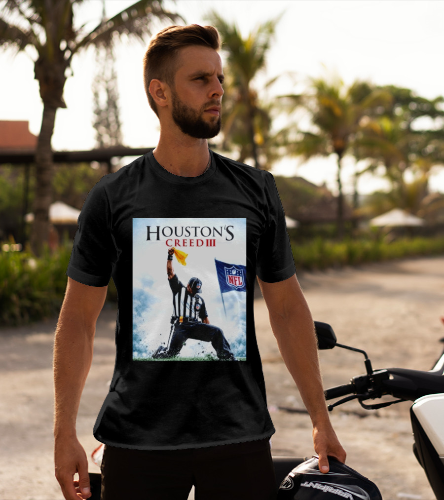 Houston's Creed III NFL Referee Victory Celebration T-Shirt