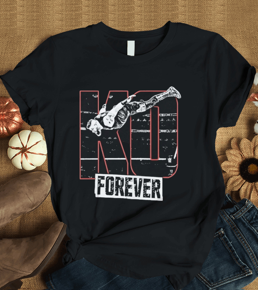 Kevin Owens KO Forever WWE Wrestling Flying Dive T-Shirt