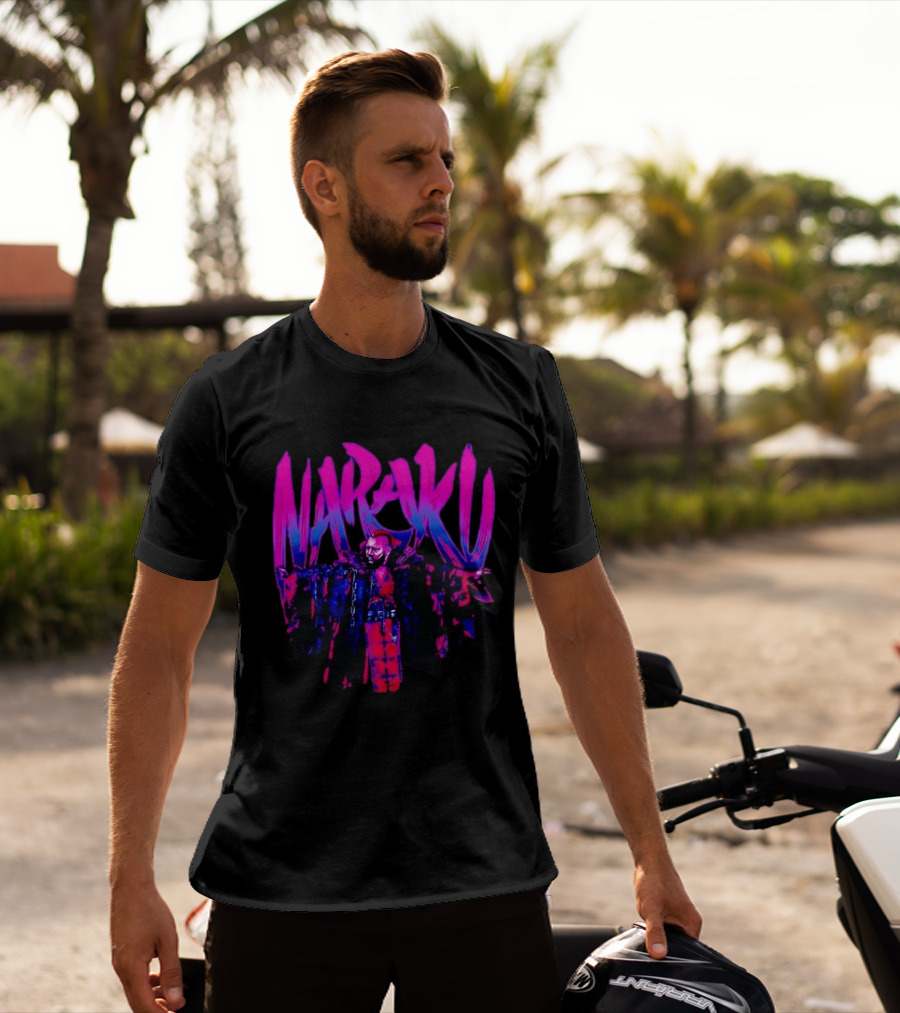 Naraku WWE NXT Wrestling Wrestler Dark Robe T-Shirt