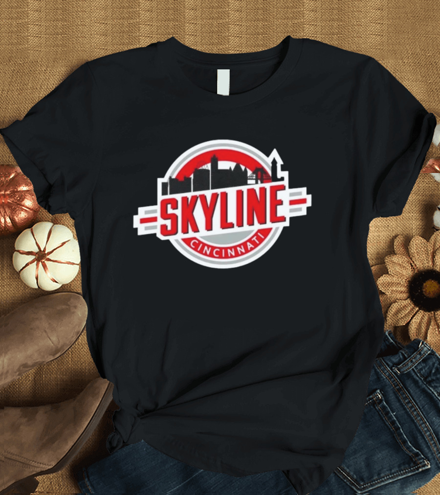 Cincinnati Skyline Cityscape Ohio T-Shirt