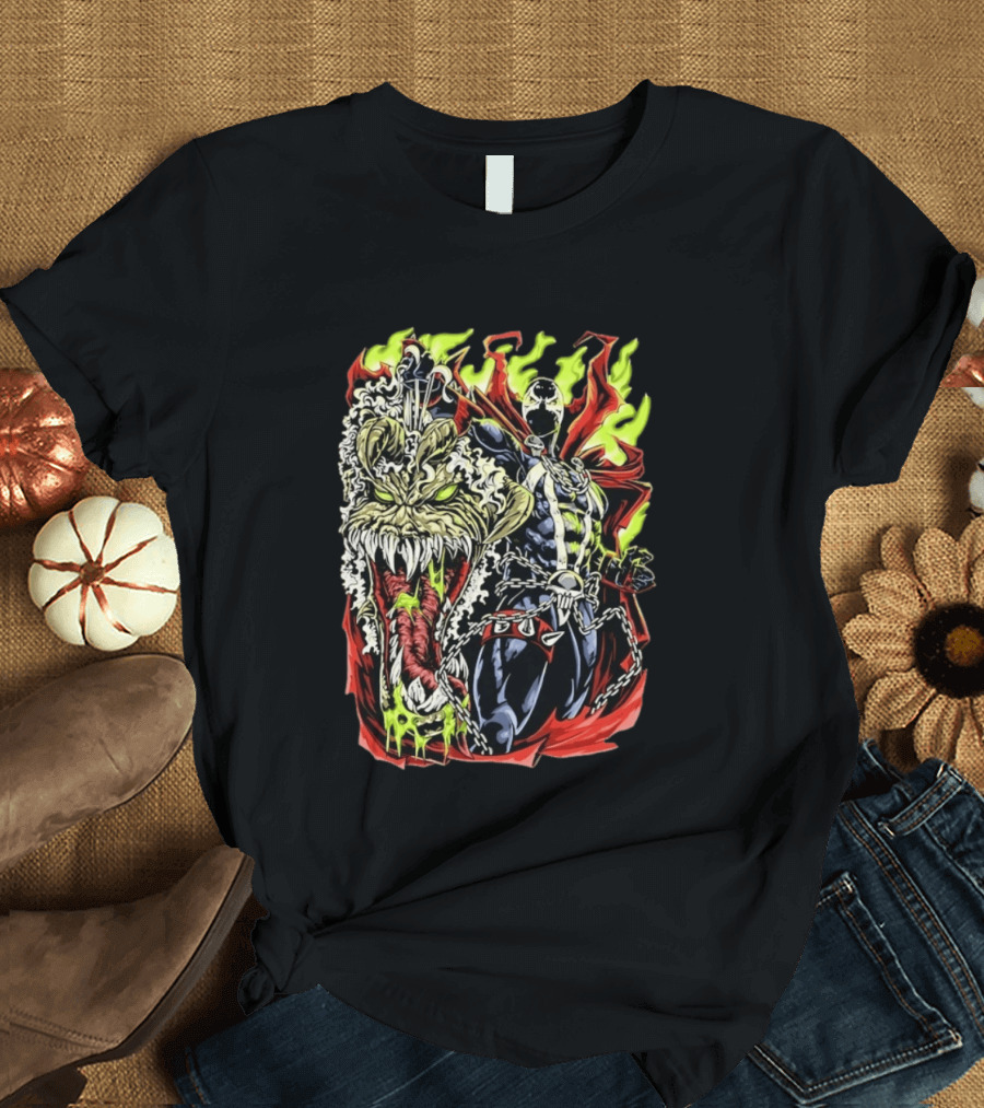 Spawn Hellfire Demon Beast Comic T-Shirt
