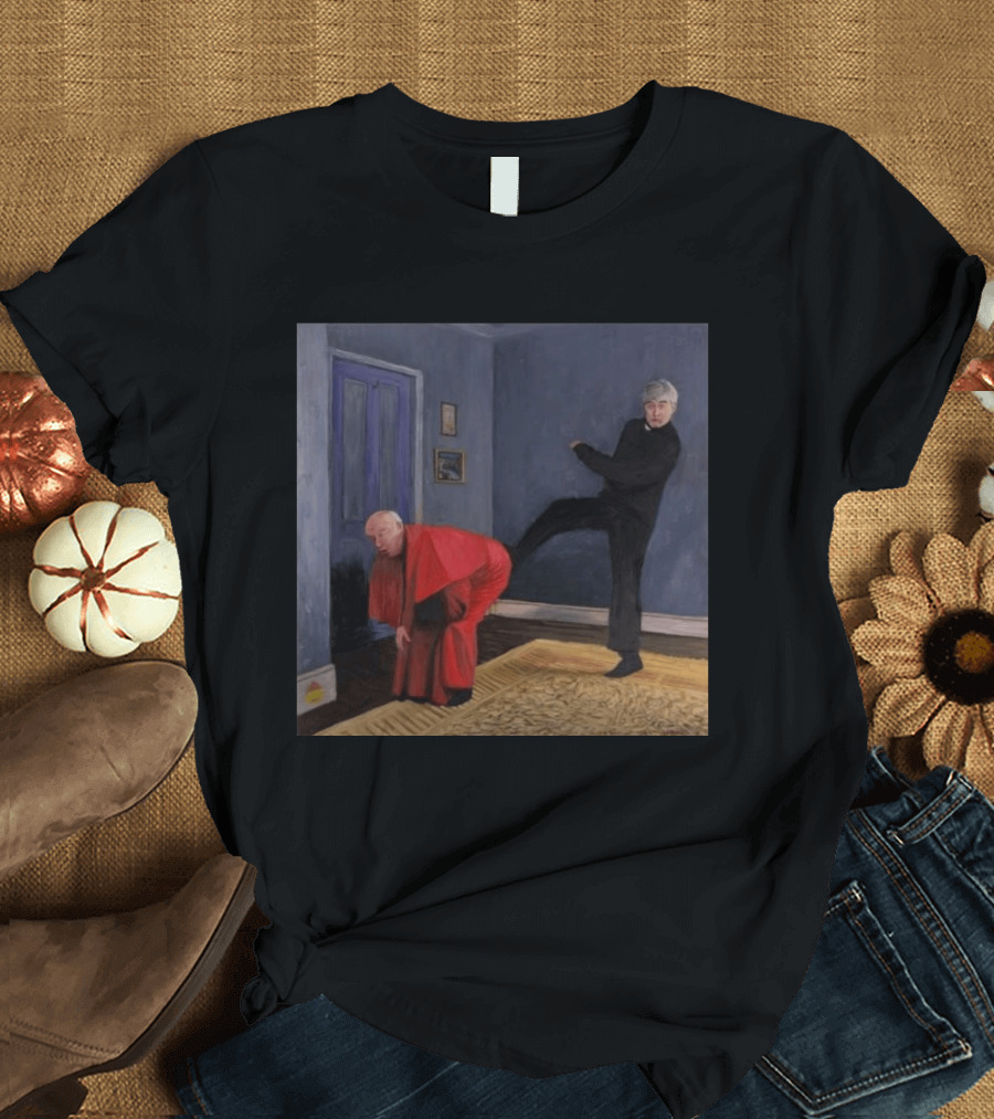 Surrealist Painting Absurdist Humor Bizarre Room Scene T-Shirt