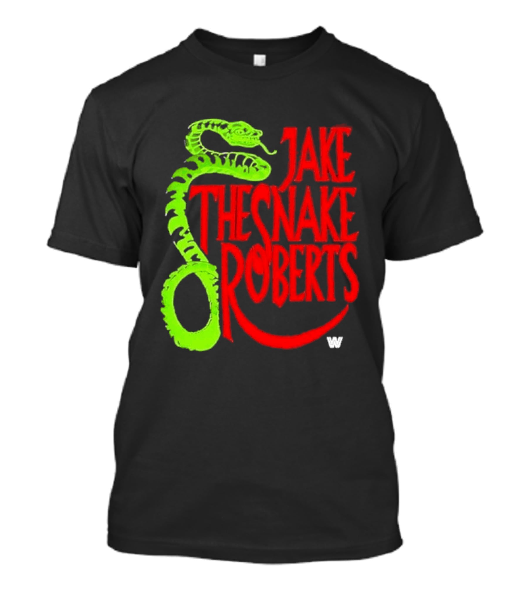 Jake The Snake Roberts WWE Retro 80s Neon T-Shirt