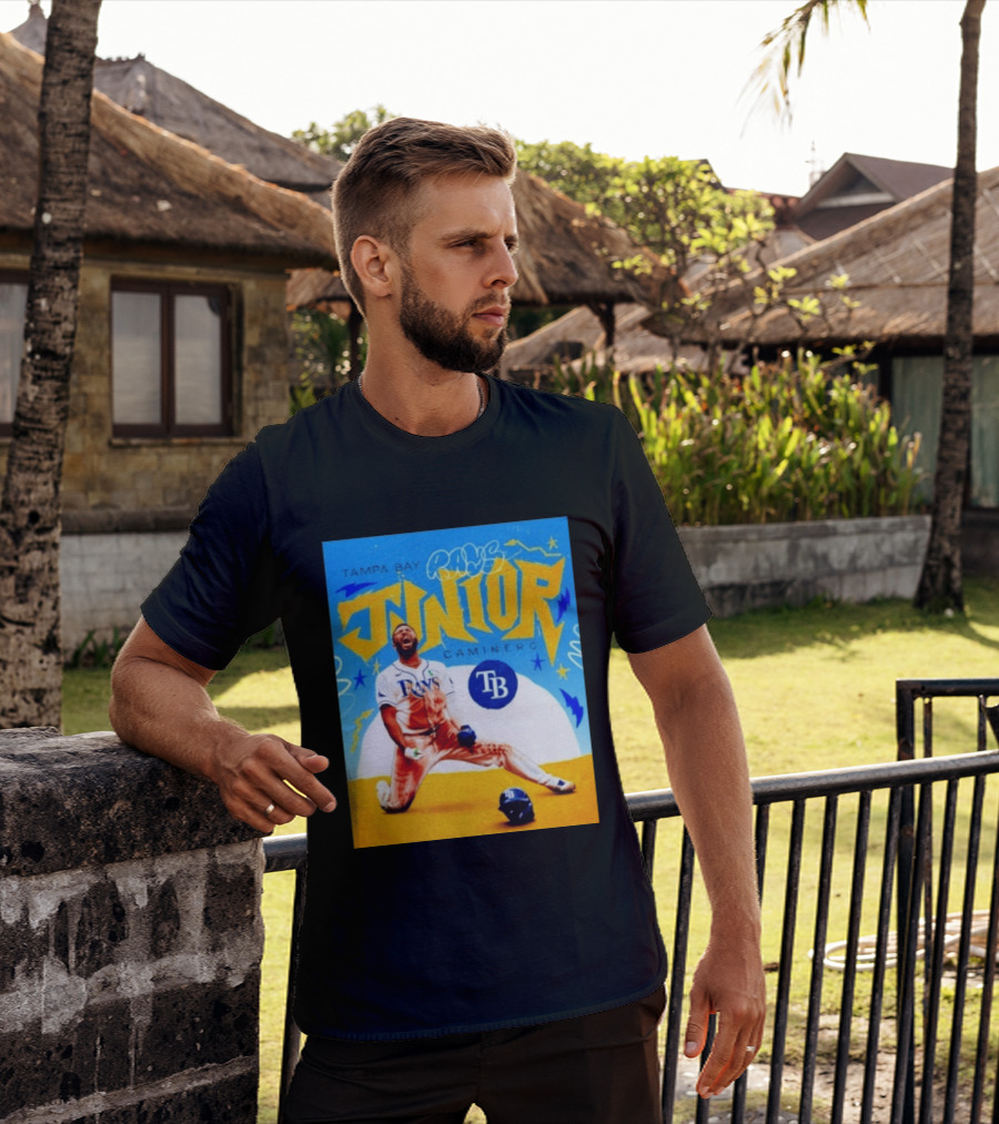Tampa Bay Rays Junior Caminero MLB Player T-Shirt