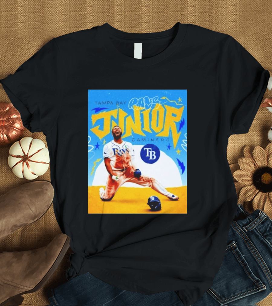 Tampa Bay Rays Junior Caminero MLB Player T-Shirt