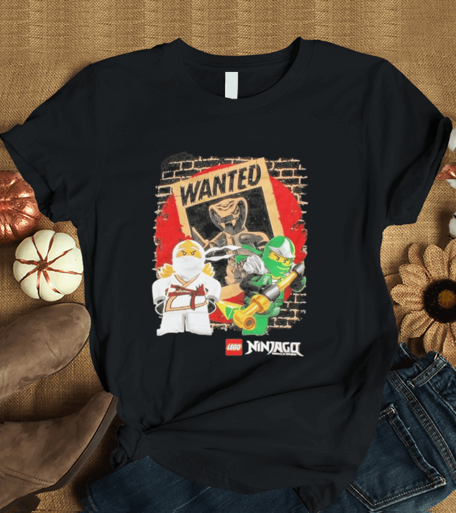 LEGO Ninjago Wanted Duo Youth Character Battle Scene T-Shirt