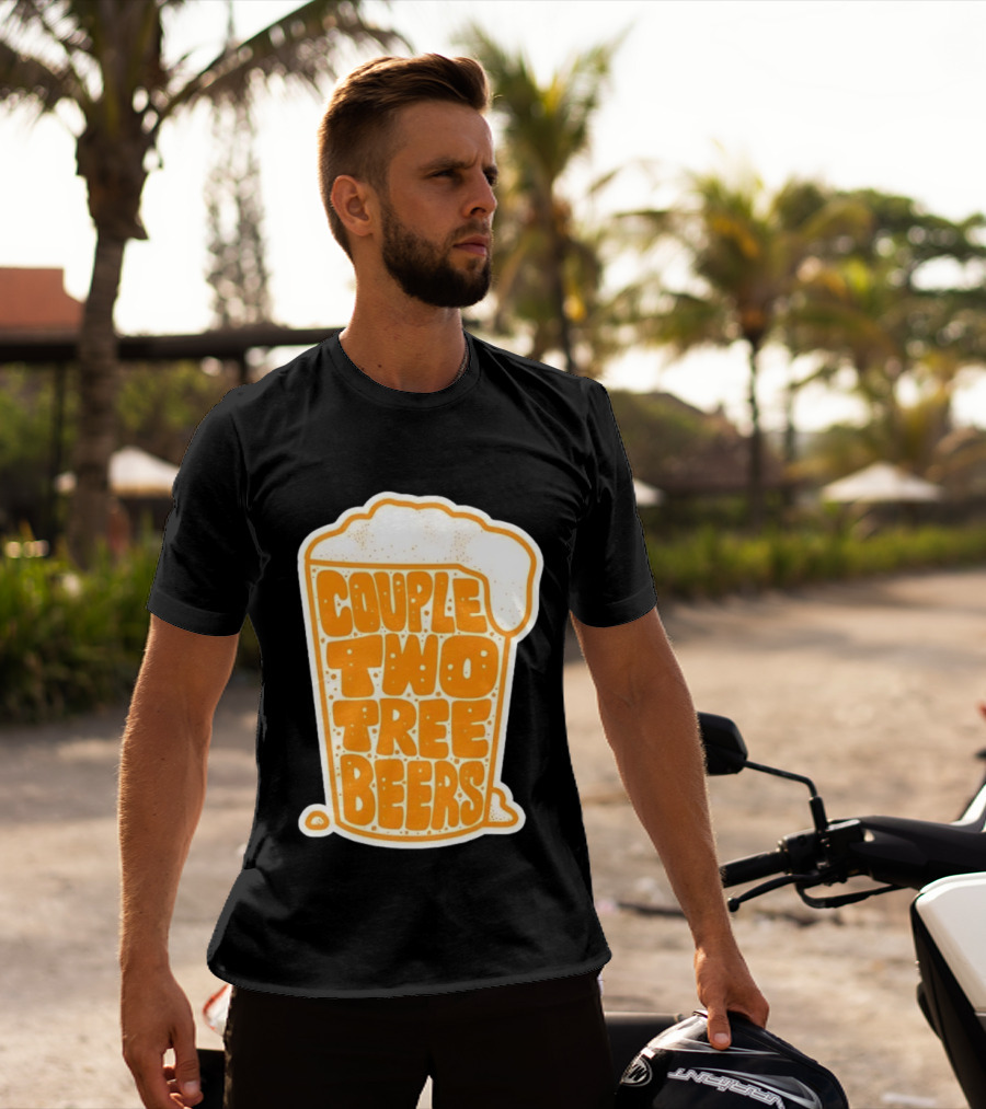Couple Two Tree Beers Beer Drinking T-Shirt
