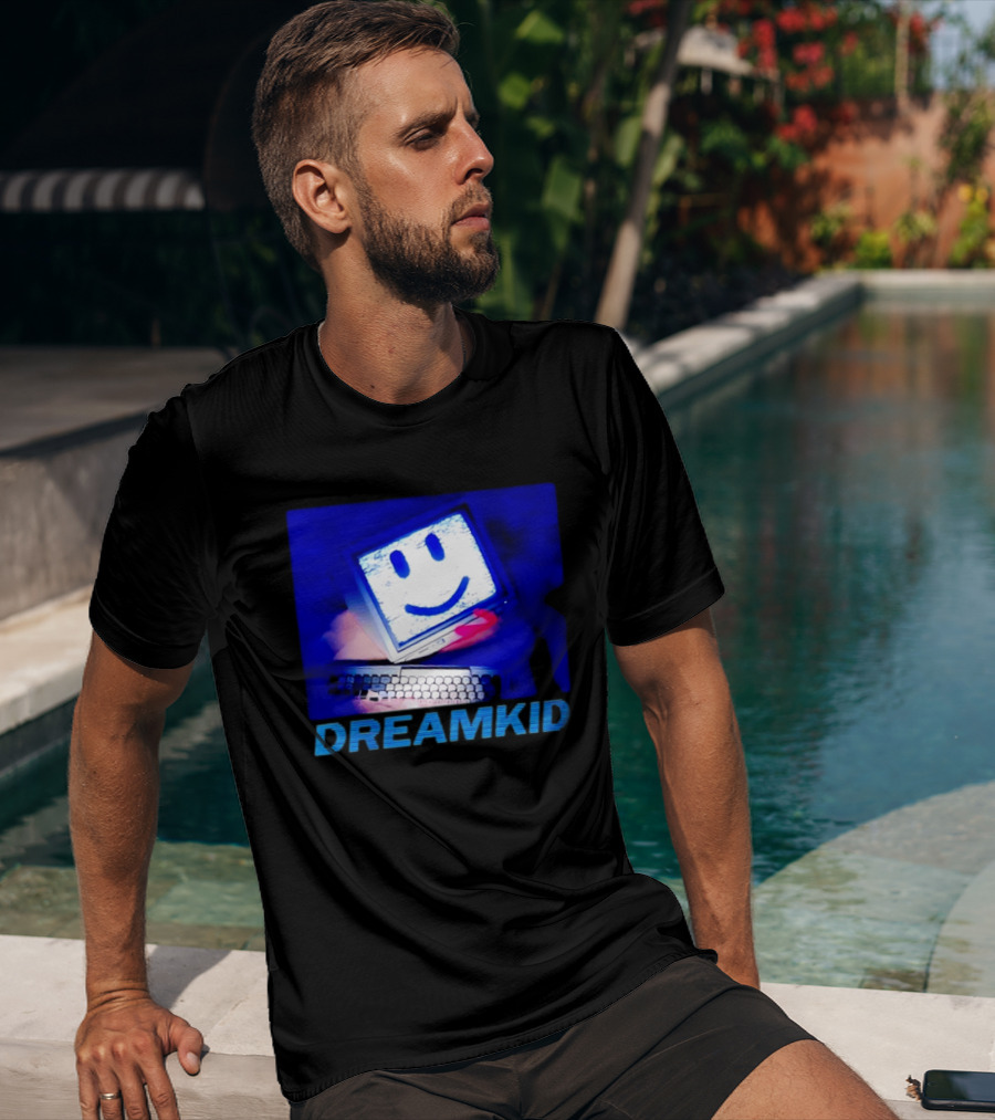 Dreamkid Smiley Face Computer Tech T-Shirt