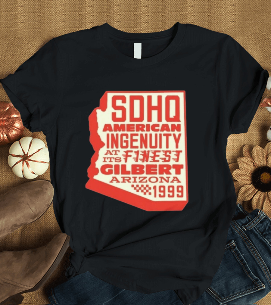 SDHQ American Ingenuity Gilbert Arizona 1999 Racing T-Shirt