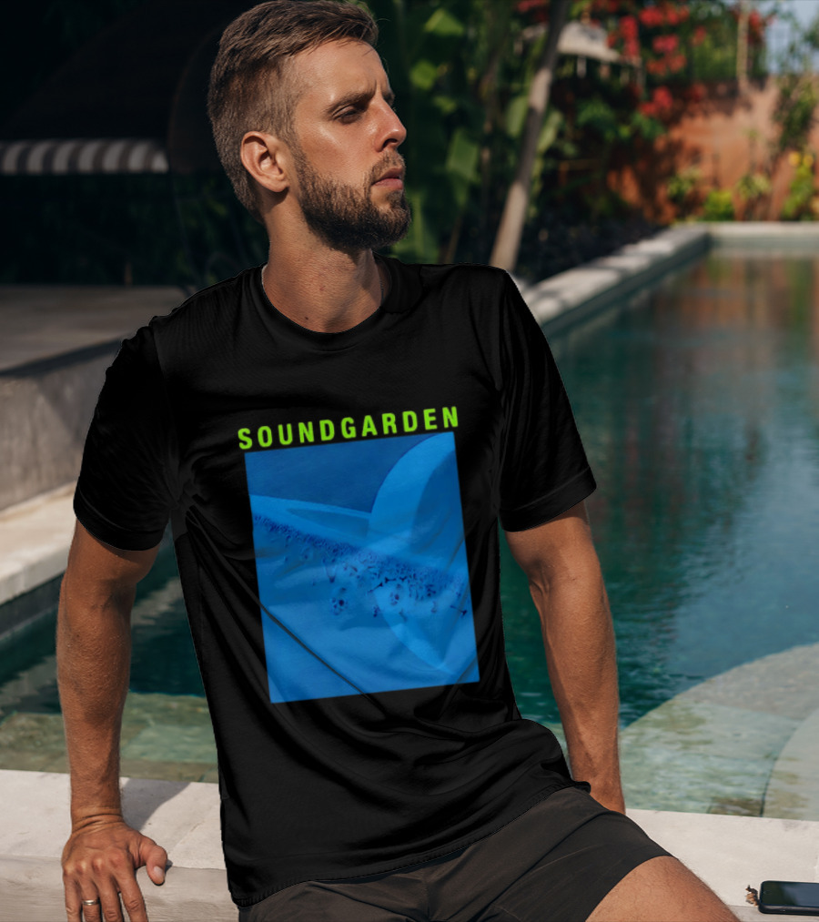 Soundgarden Superunknown Album Cover Art Blue Skull Scene T-Shirt