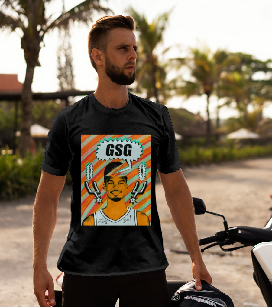 Victor Wembanyama GSG San Antonio Spurs 2026 2027 Let's Go T-Shirt