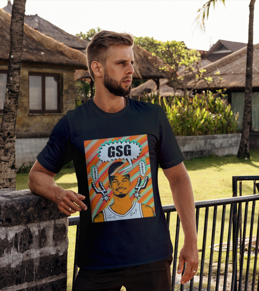 Victor Wembanyama GSG San Antonio Spurs 2026 2027 Let's Go T-Shirt