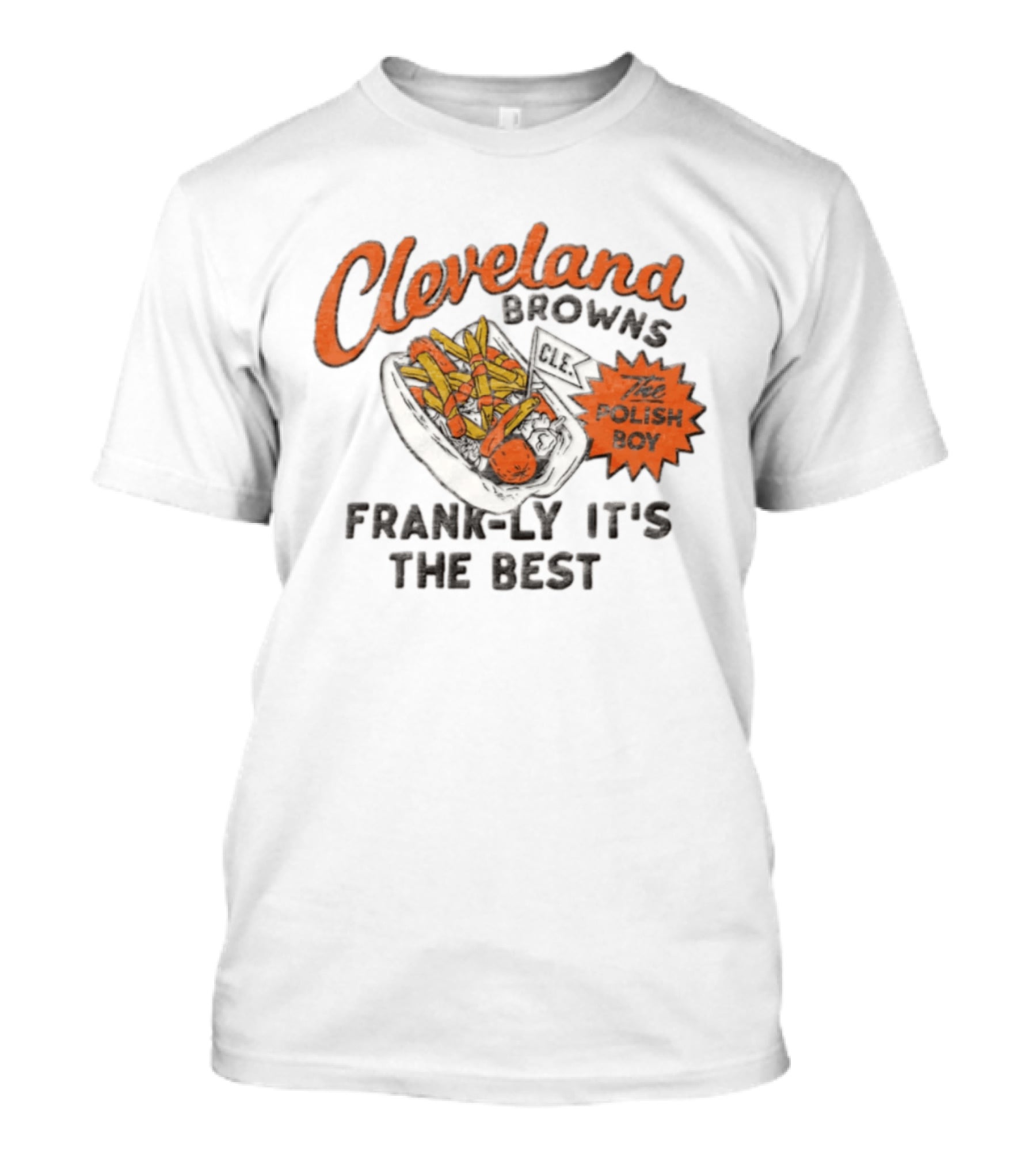 Cleveland Browns Polish Boy Frankly It's The Best CLE Football T-Shirt