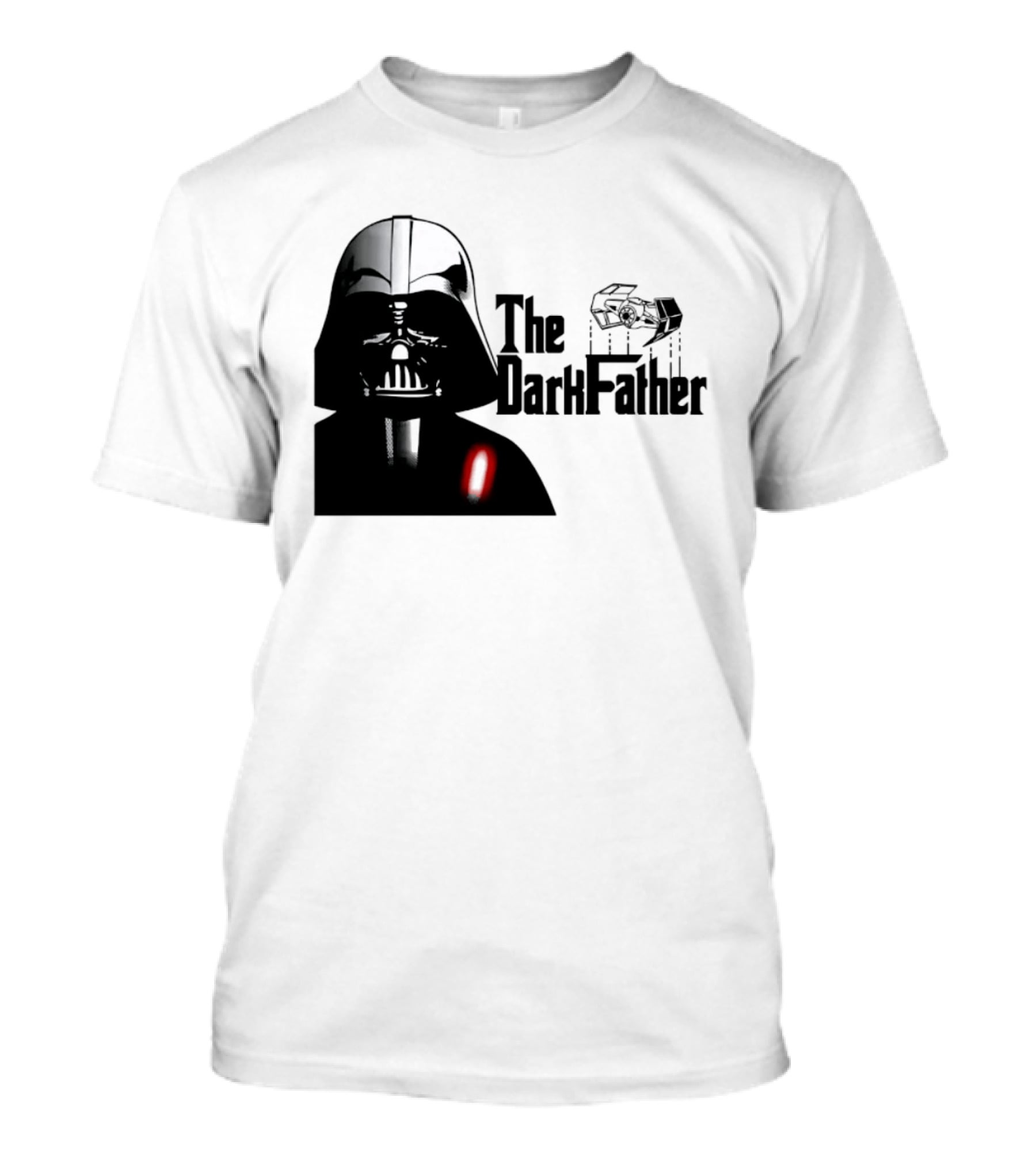 The Darth Father Star Wars Sith Lord And TIE Fighter T-Shirt