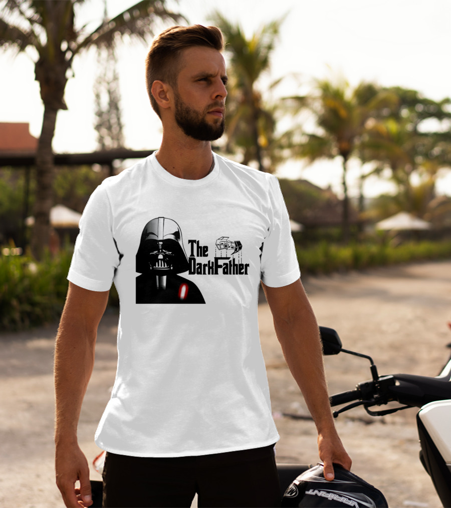 The Darth Father Star Wars Sith Lord And TIE Fighter T-Shirt