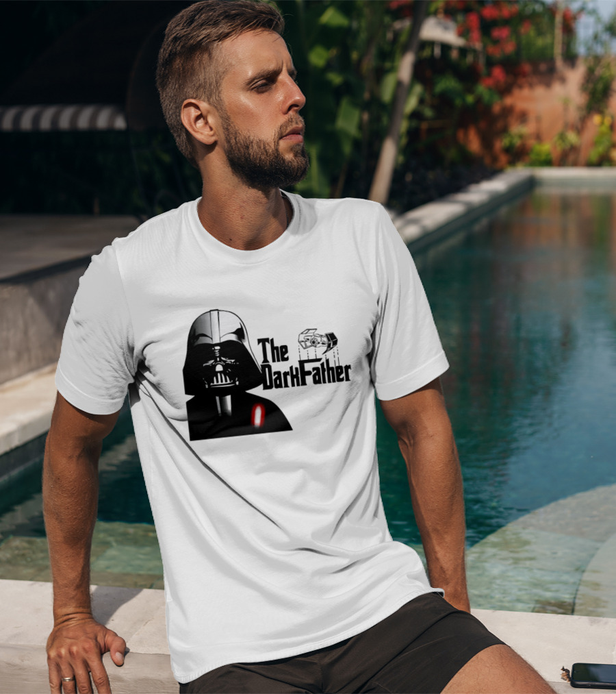 The Darth Father Star Wars Sith Lord And TIE Fighter T-Shirt