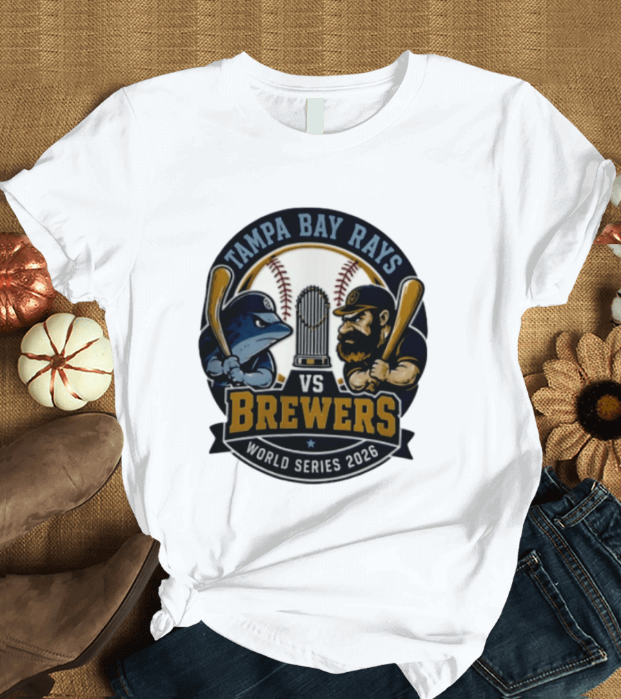 Tampa Bay Rays Vs Brewers World Series 2026 T-Shirt