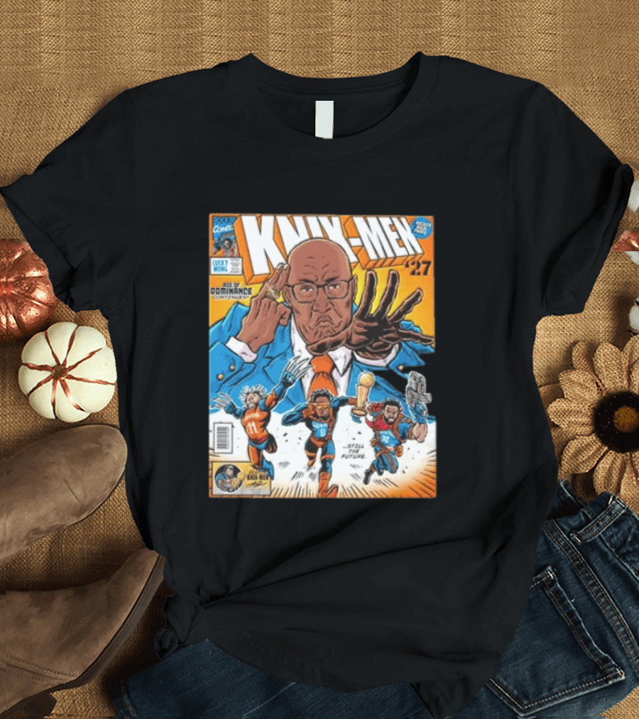 Knix Men Age Of Dominance Continues New York Knicks Comic Issue #27 T-Shirt