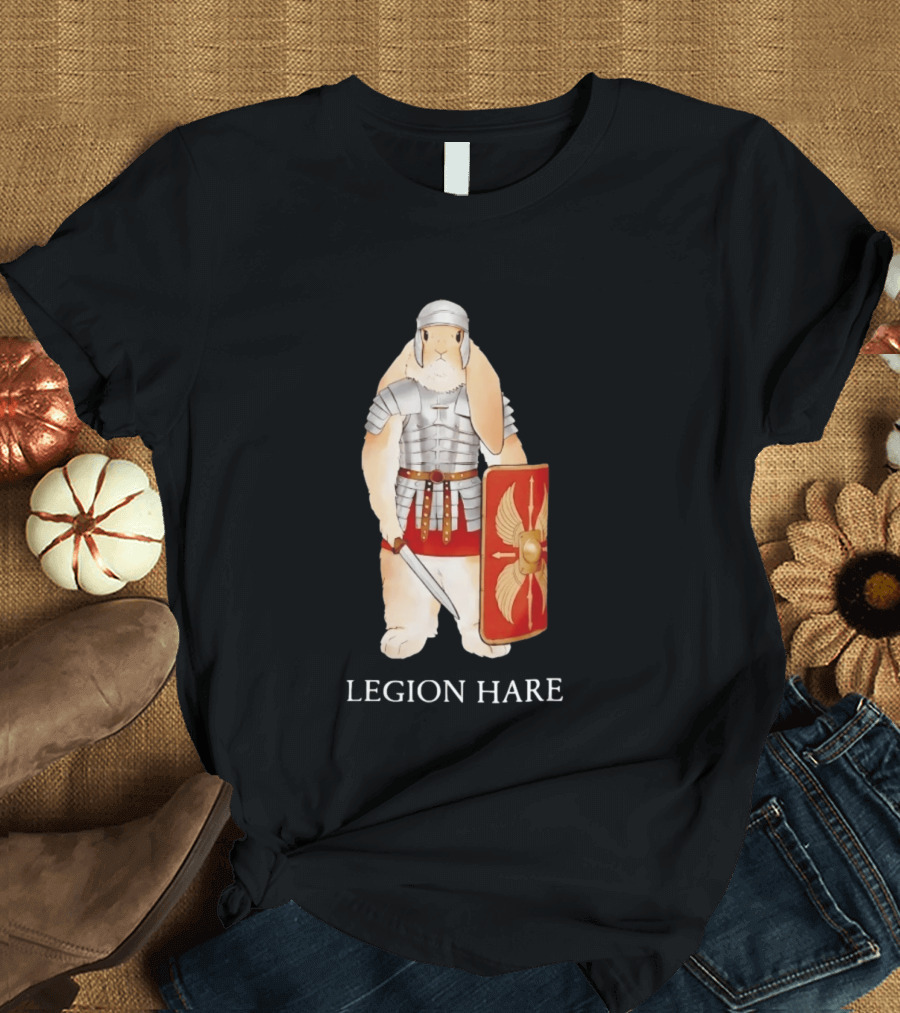 Legion Hare Roman Soldier Rabbit Warrior Bunny T-Shirt