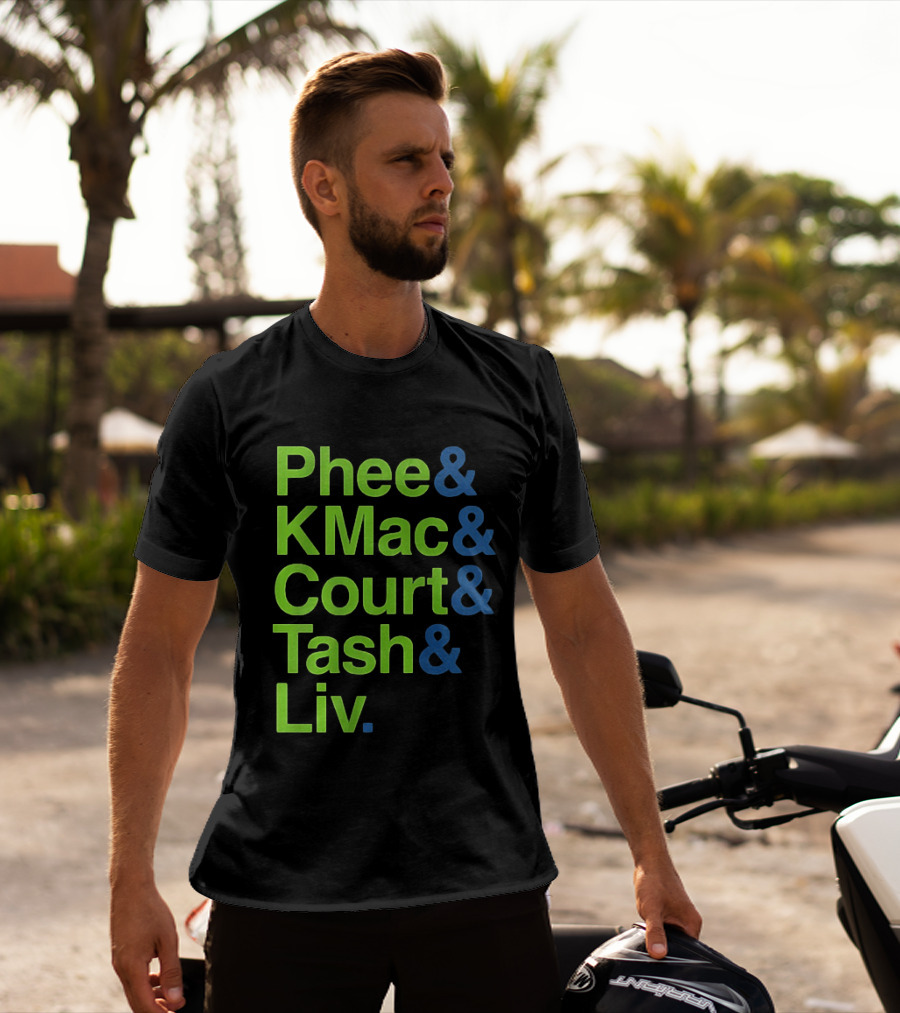 Minnesota Lynx Phee KMac Court Tash Liv Basketball 2026 T-Shirt