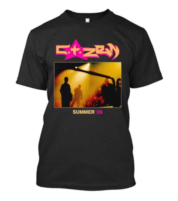 Citizen Summer '26 Concert Tour Alternative Rock Live Performance T-Shirt