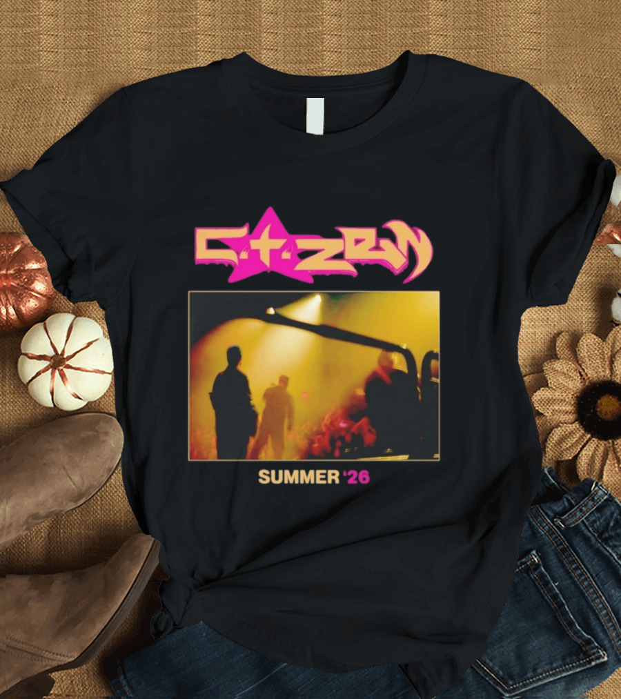 Citizen Summer '26 Concert Tour Alternative Rock Live Performance T-Shirt