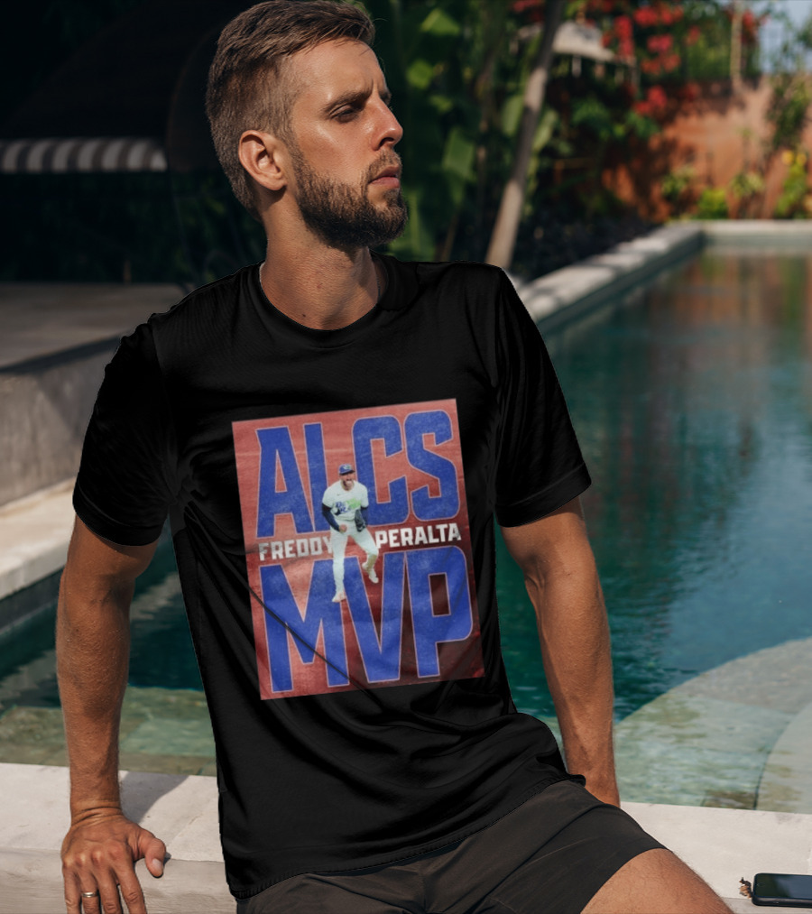ALCS MVP Freddy Peralta Devil Rays MLB Baseball T-Shirt