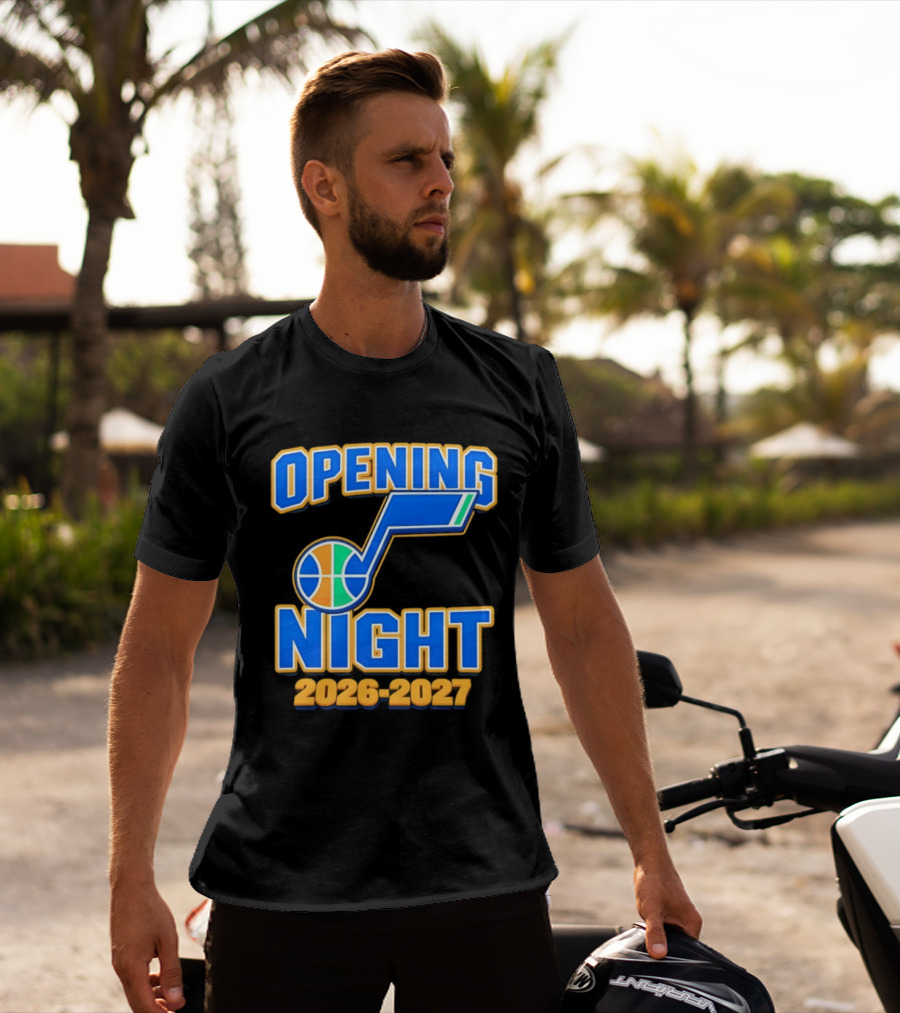 Opening Night 2026 2027 Utah Jazz Basketball Event T-Shirt