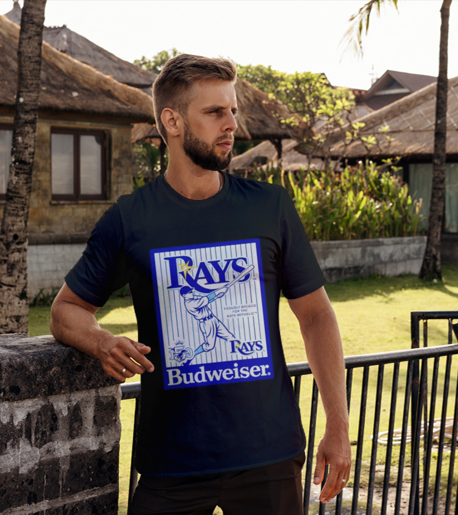Rays Budweiser Proudly Brewed For The Rays Republic 150 Baseball Celebration T-Shirt