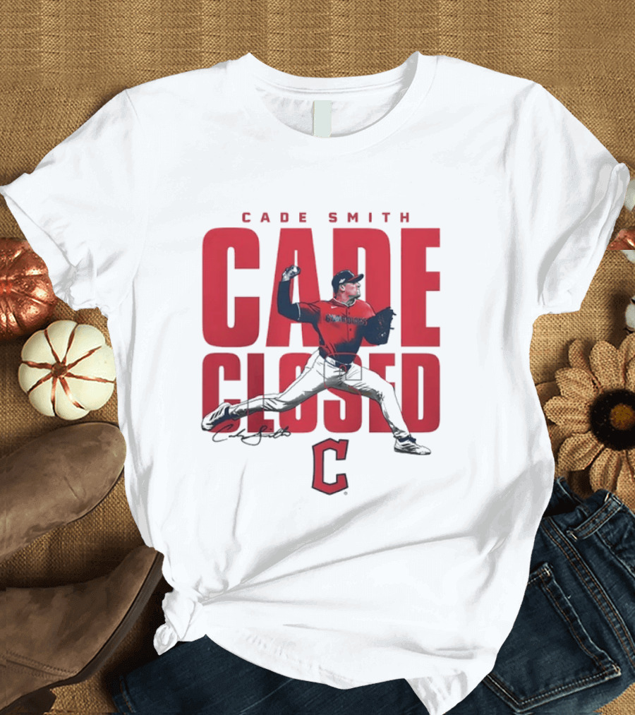 Cade Smith Cleveland Guardians Cade Closed Baseball Pitcher T-Shirt