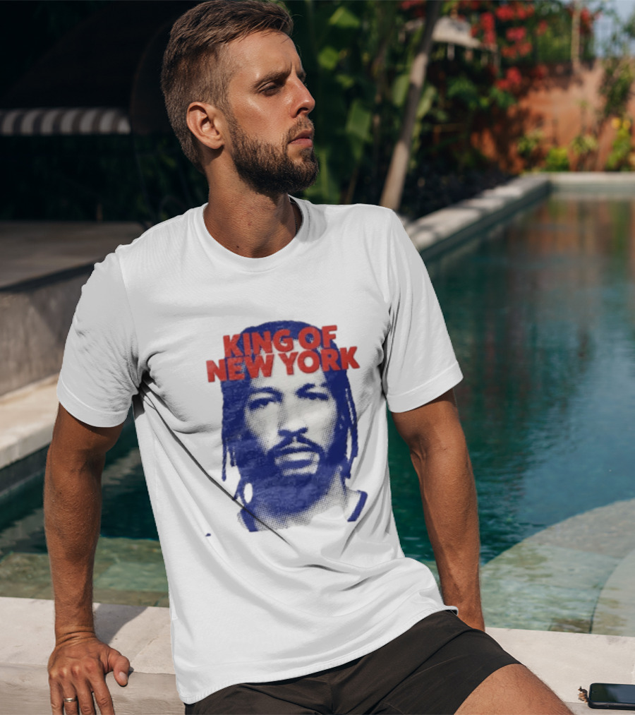 King Of New York Halftone Jalen Brunson T-Shirt