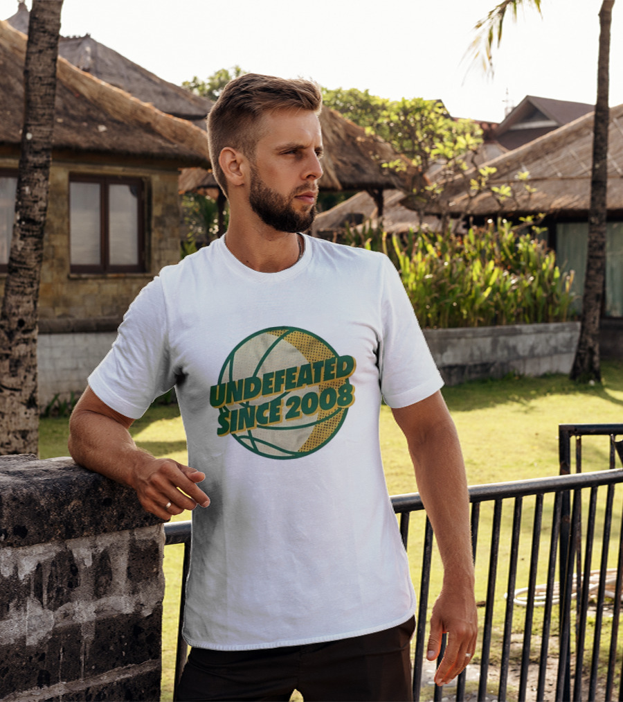 Undefeated Since 2008 Basketball Sports T-Shirt