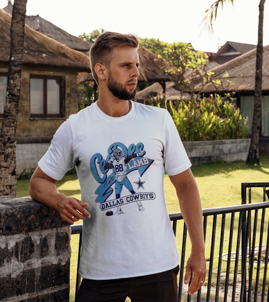 Ceedee Lamb Dallas Cowboys Player 88 NFL Football Star 2026 T-Shirt