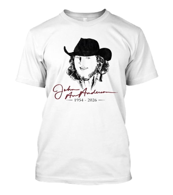 John Anderson 1954 2026 Memorial Cowboy Hat T-Shirt