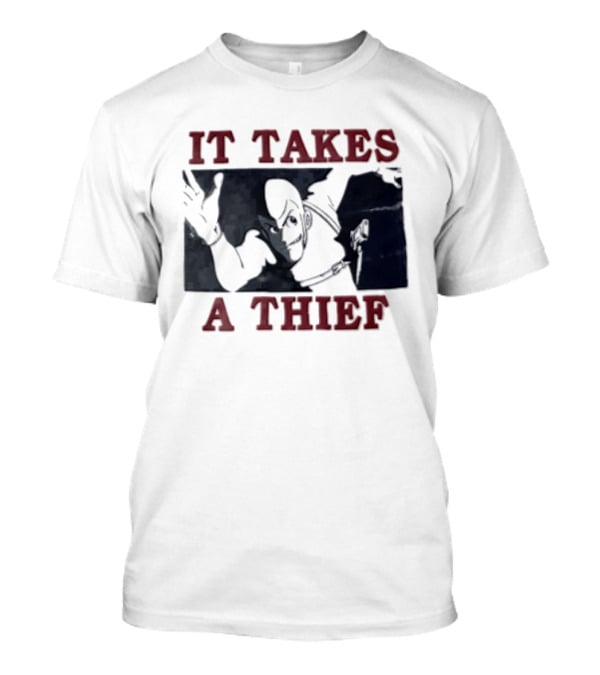 Lupin The Third It Takes A Thief Anime Man Reaching Out Gun T-Shirt