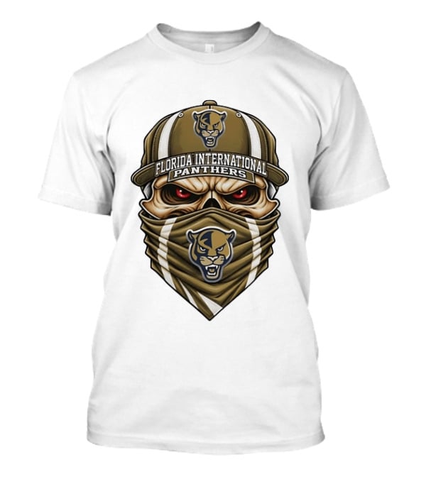FIU Panthers Skull Mask Florida International Sports Fan Gear T-Shirt