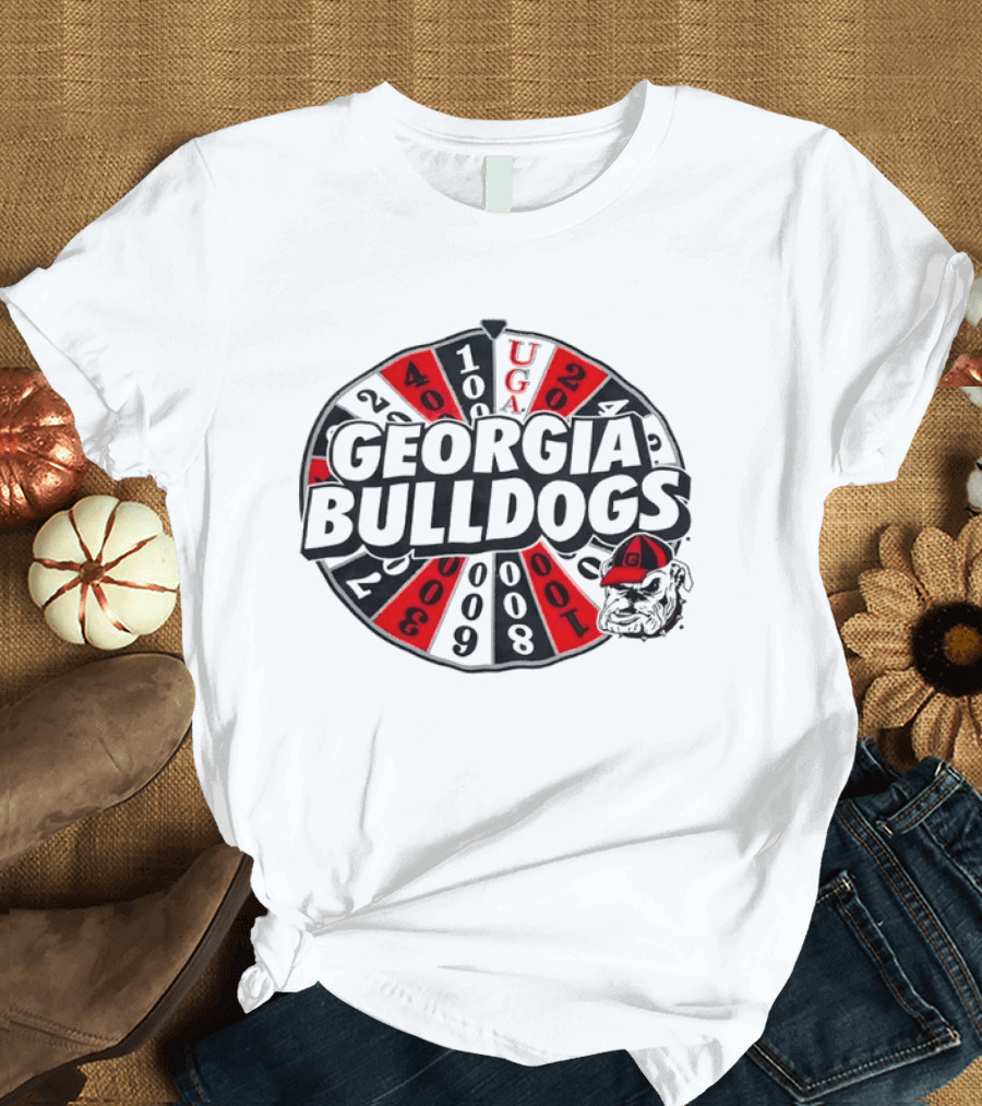 Georgia Bulldogs UGA Wheel Spin T-Shirt