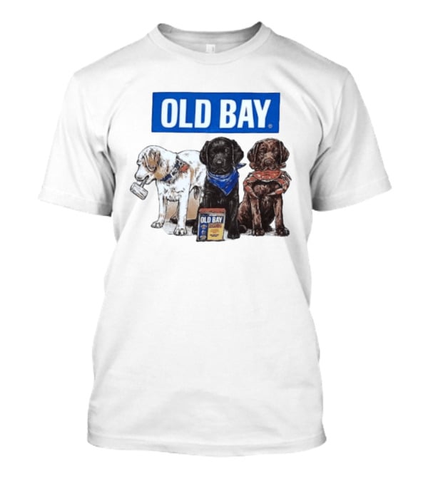 Old Bay Seasoning Labrador Puppies Trio T-Shirt