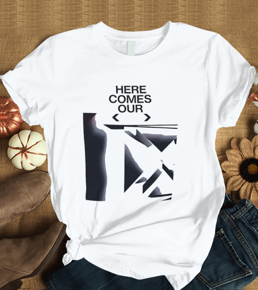 Here Comes Our Geometric Minimalist T-Shirt
