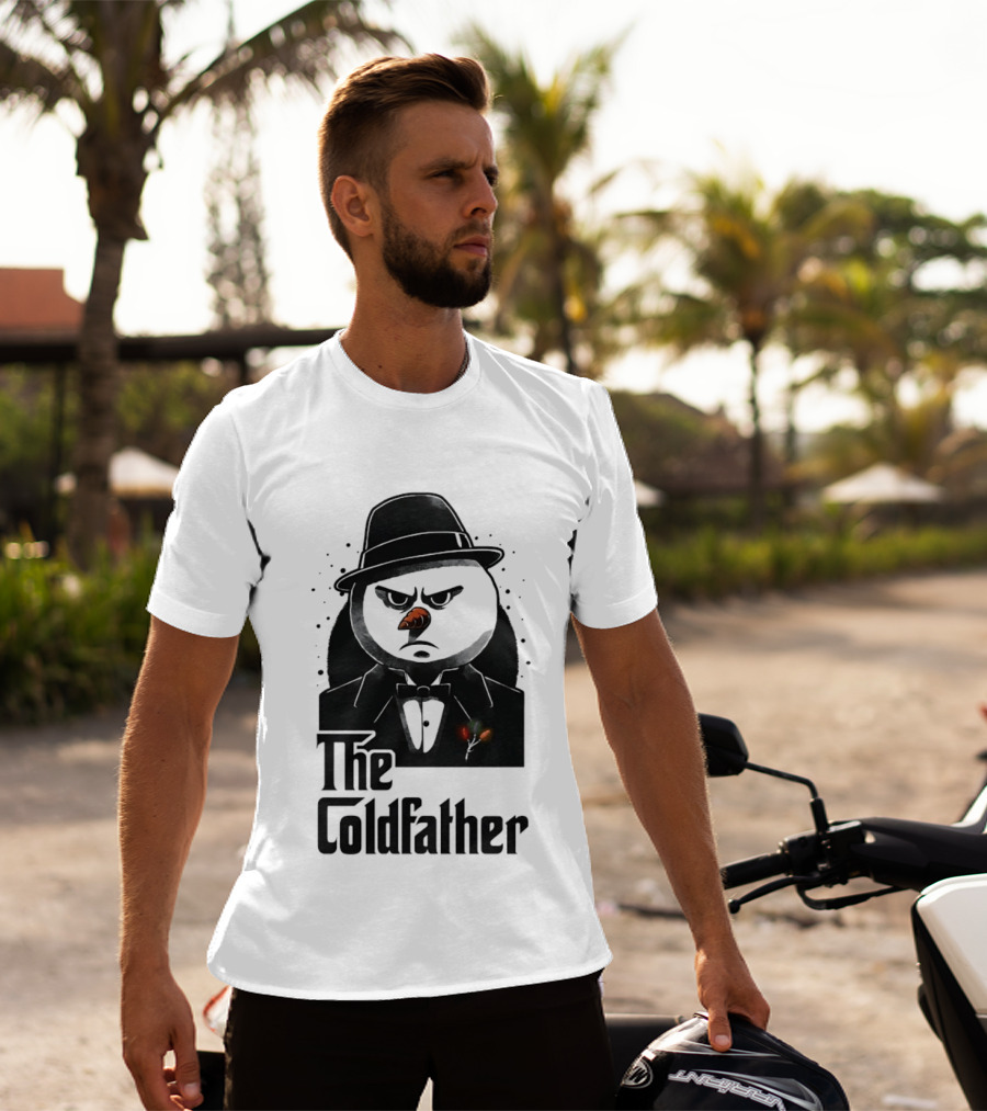 The Coldfather Snowman Christmas Holiday Mafia T-Shirt