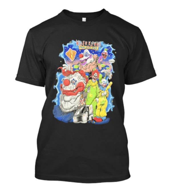 Killer Klowns From Outer Space Scary Clowns Ice Cream Truck T-Shirt