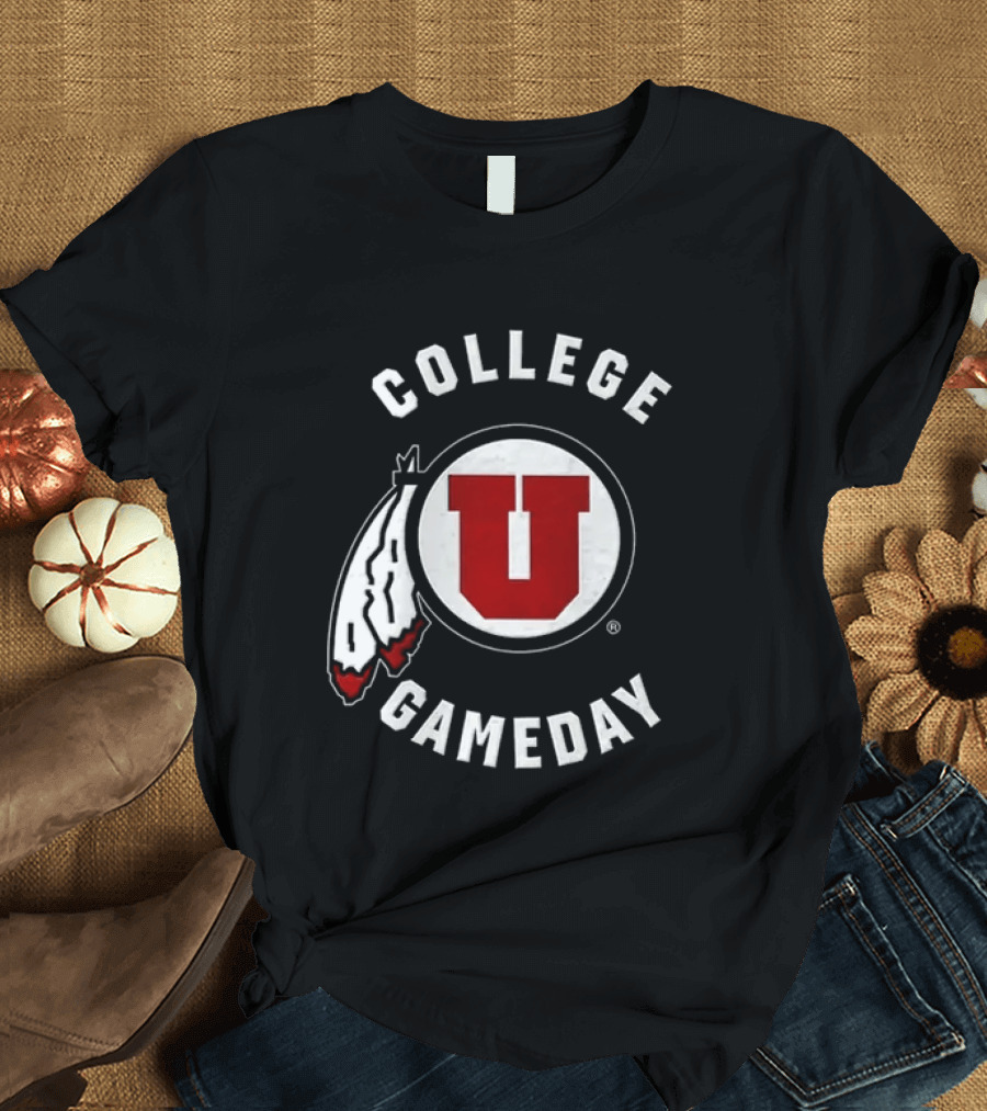 University Of Utah NCAA College Gameday U Red T-Shirt