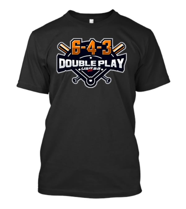 USSSA 6 4 3 Double Play Baseball Tournament T-Shirt