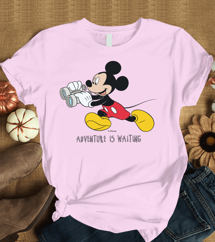 Disney Mickey Mouse Adventure Is Waiting T-Shirt